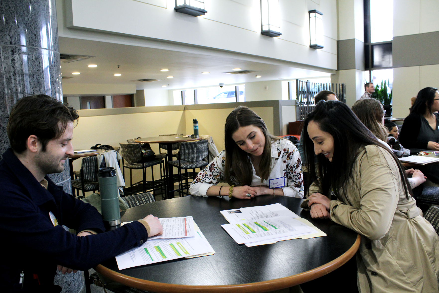 WMU policy students at work